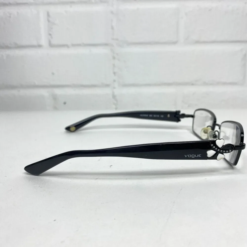 VOGUE VO‎ 3765-B 902 Black 52-16-135 Eyeglasses Frame Flex Hinge H2574
